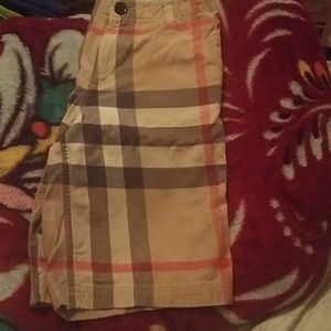 Burberry checked shorts